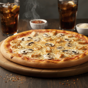 Pizza Pollo / Champiñones