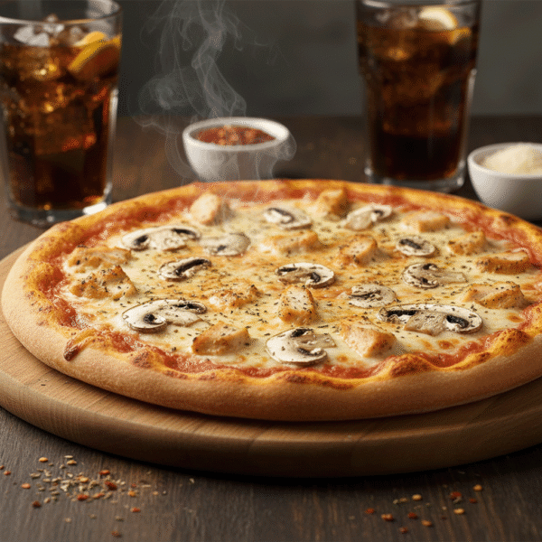 Pizza Pollo / Champiñones